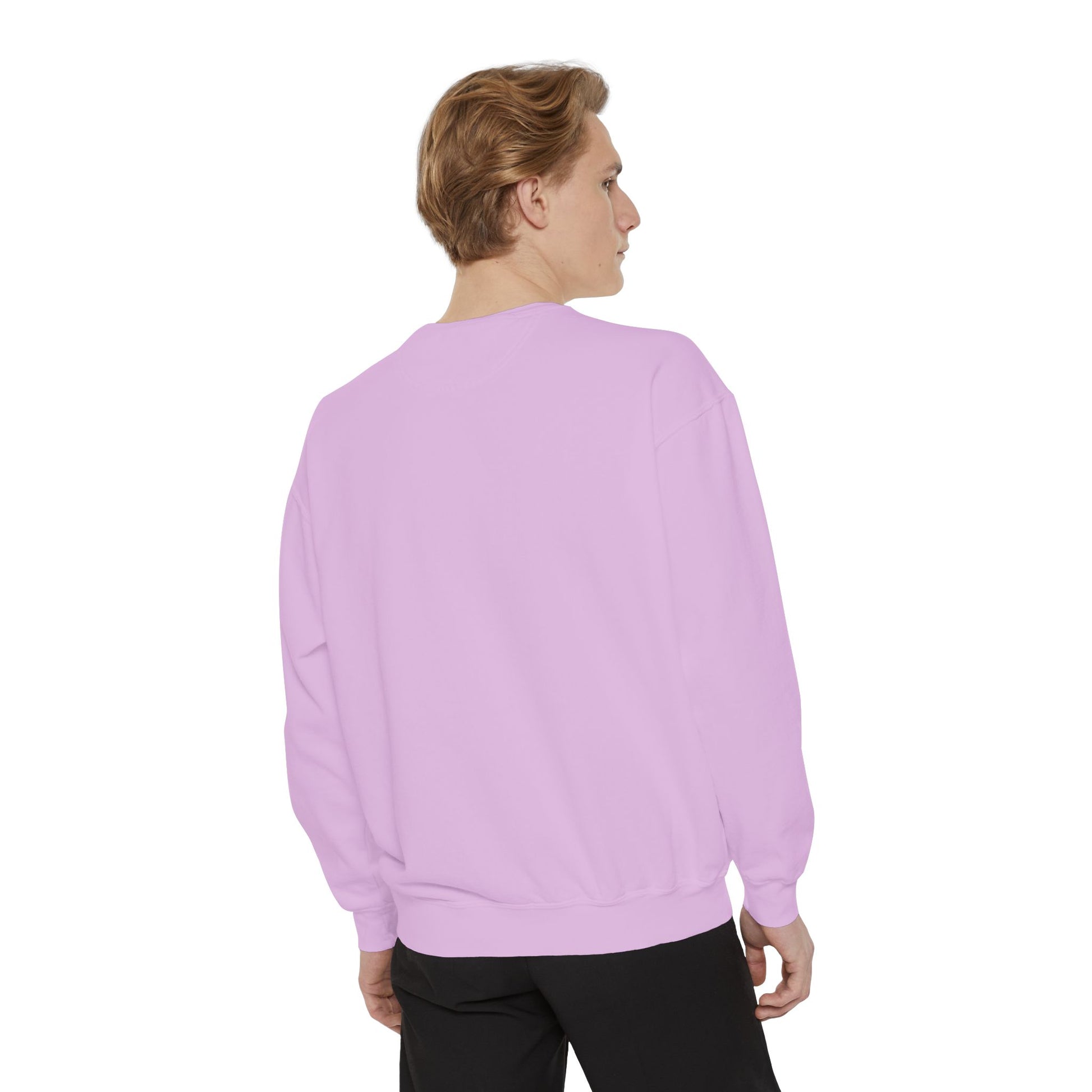 Layer up. Speak loud. Be seen in this Garment-Dyed Sweatshirt: Dancing is Art Unfiltered Moves