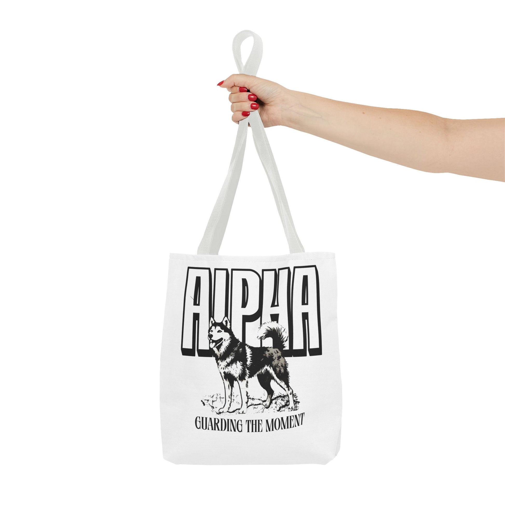 Alpha Dog Tote Bag - Unique Carryall for Dog Lovers, Gift for Pet Owners, Stylish Reusable Bag, Daily Use, Eco-Friendly Shopping
