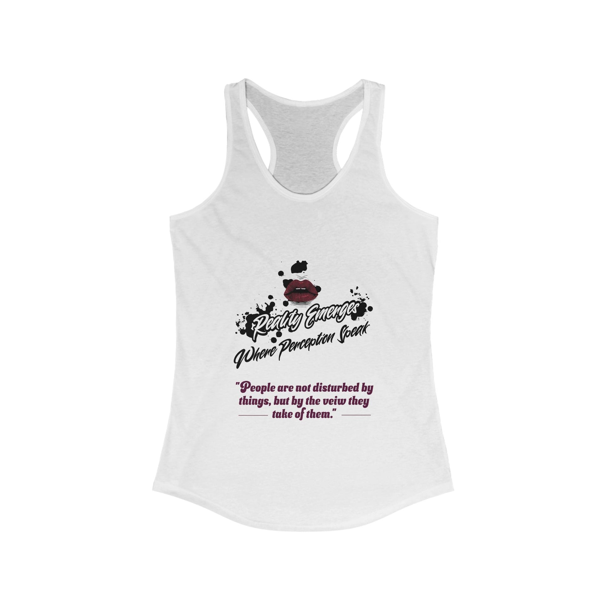 Racerback Tank, Inspirational Workout Top, Motivational Fitness Apparel, Gift for Her, Stand Out in Style