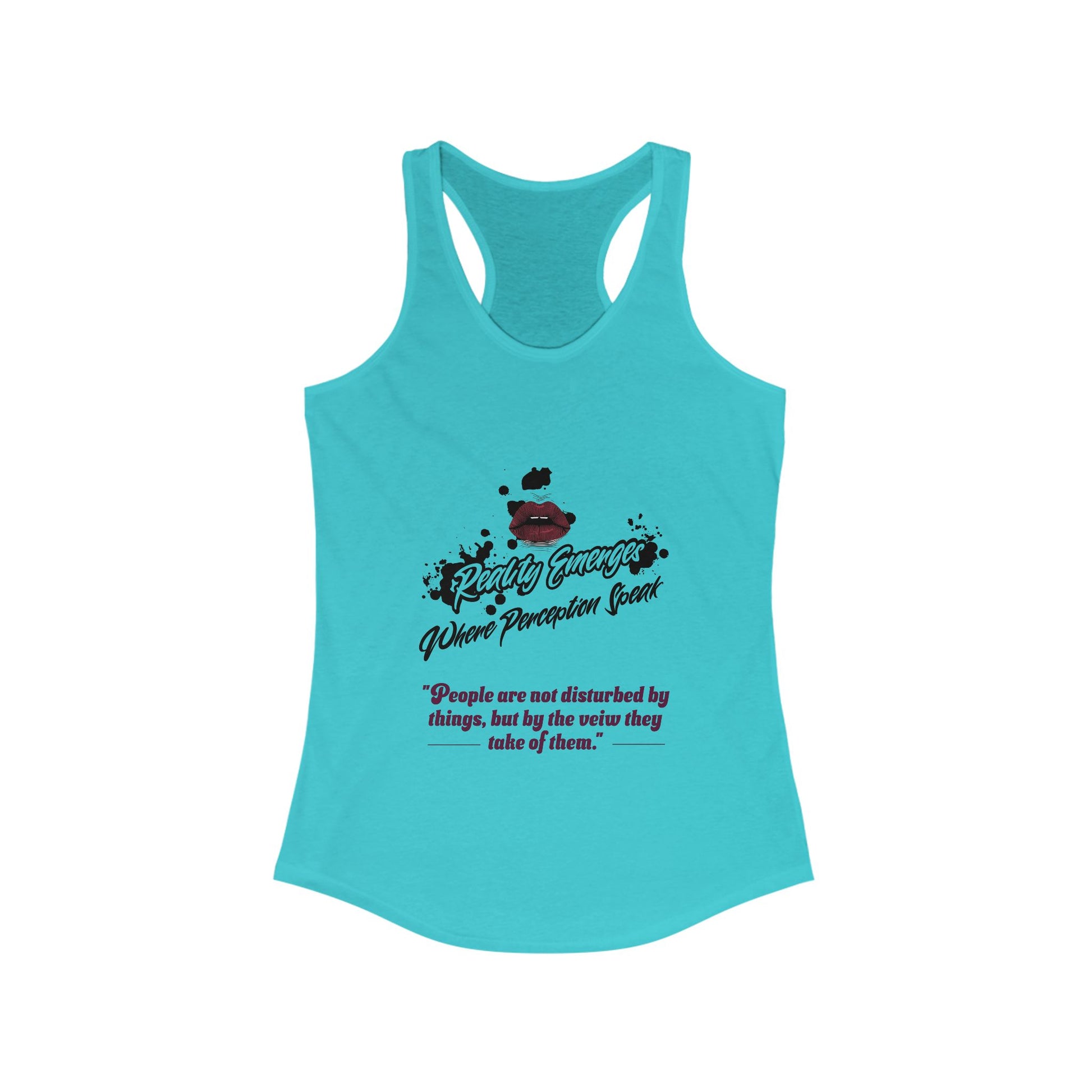 Racerback Tank, Inspirational Workout Top, Motivational Fitness Apparel, Gift for Her, Stand Out in Style