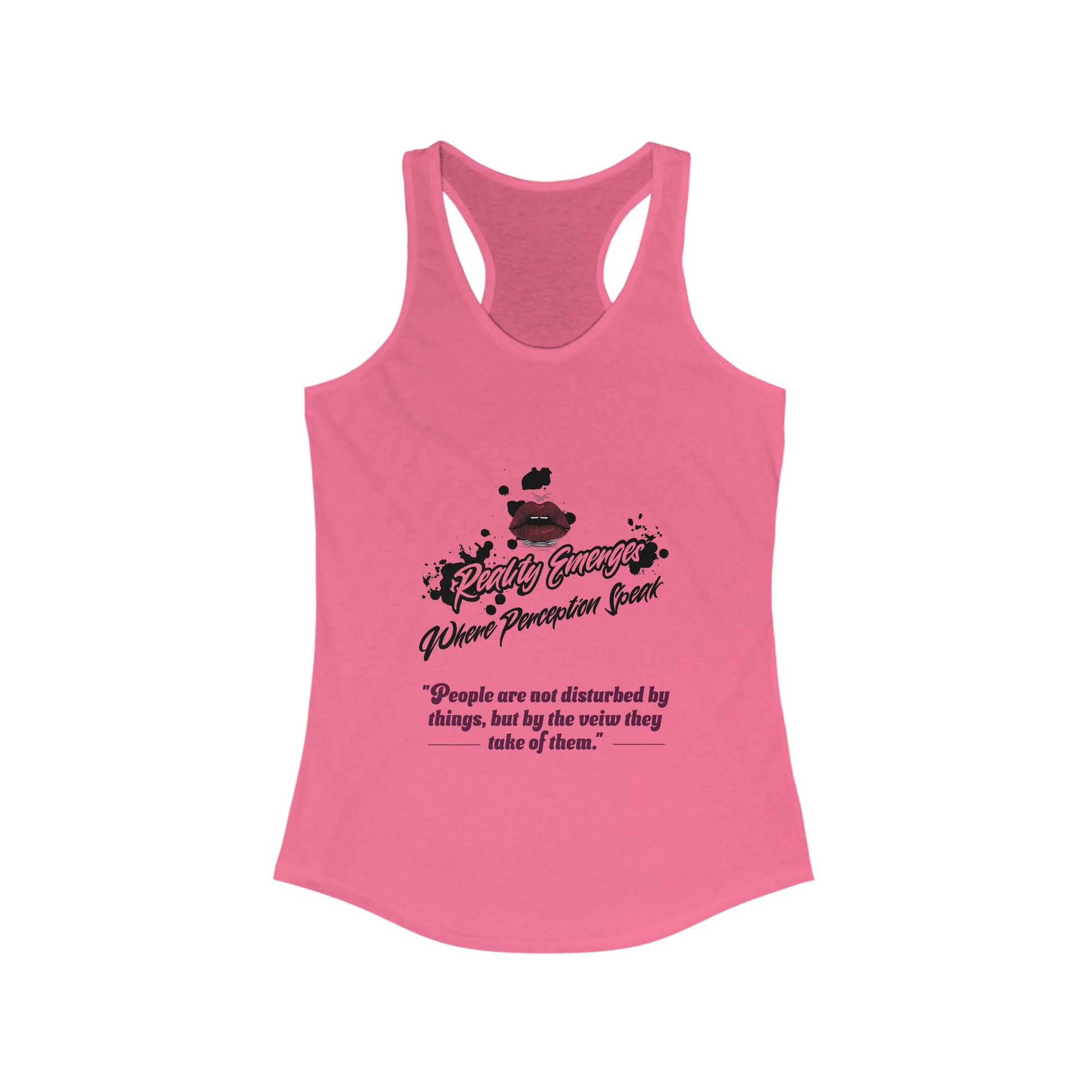 Racerback Tank, Inspirational Workout Top, Motivational Fitness Apparel, Gift for Her, Stand Out in Style