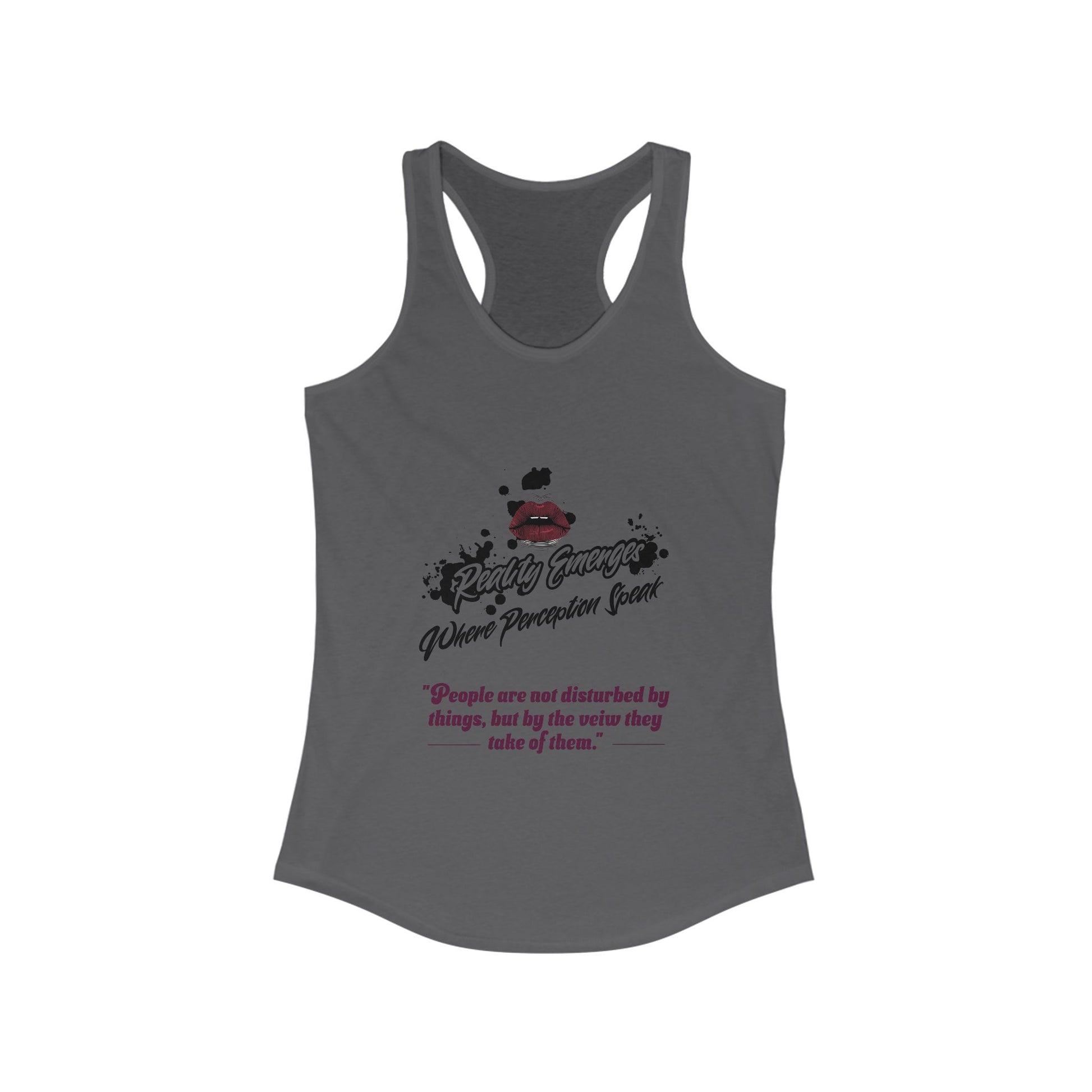 Racerback Tank, Inspirational Workout Top, Motivational Fitness Apparel, Gift for Her, Stand Out in Style