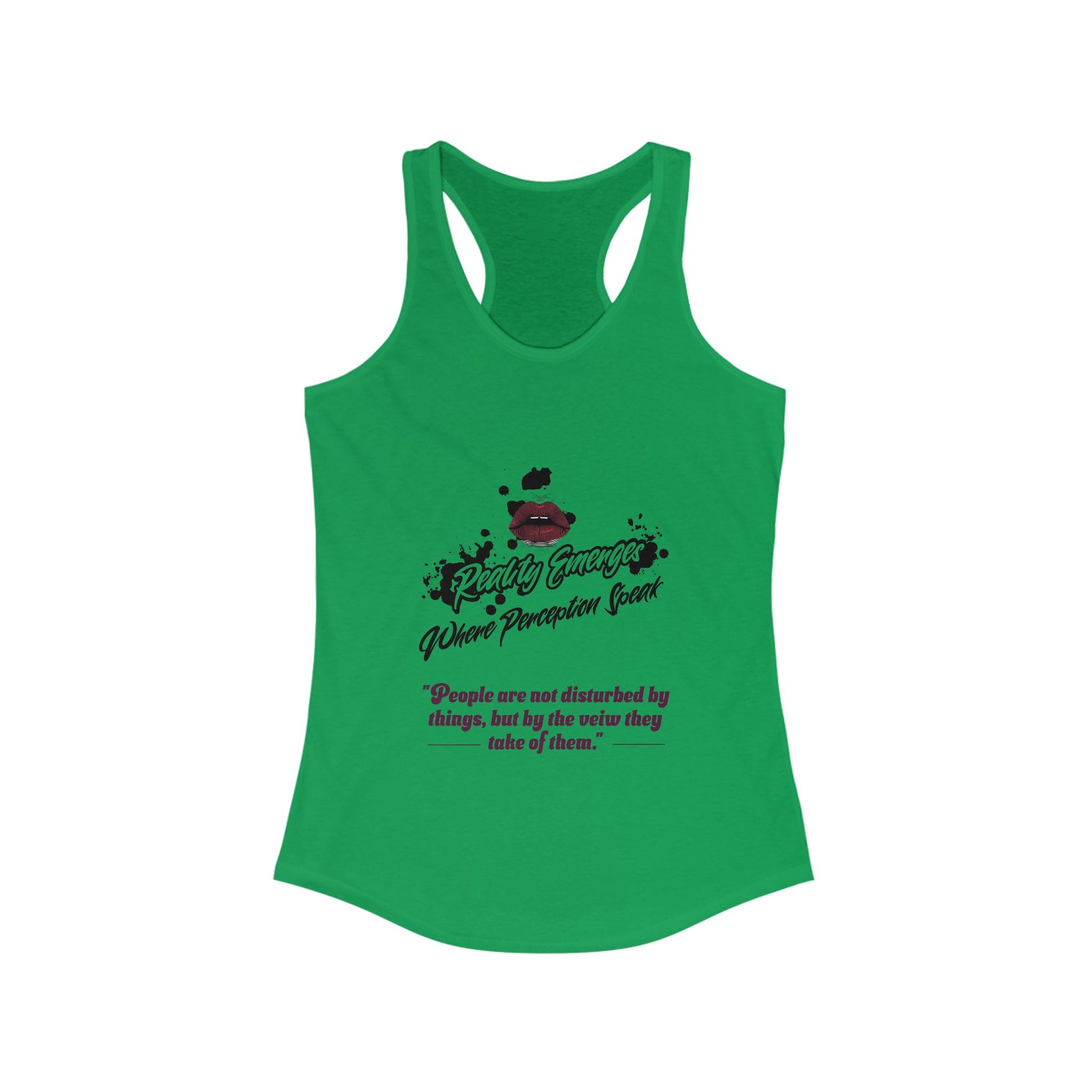 Racerback Tank, Inspirational Workout Top, Motivational Fitness Apparel, Gift for Her, Stand Out in Style