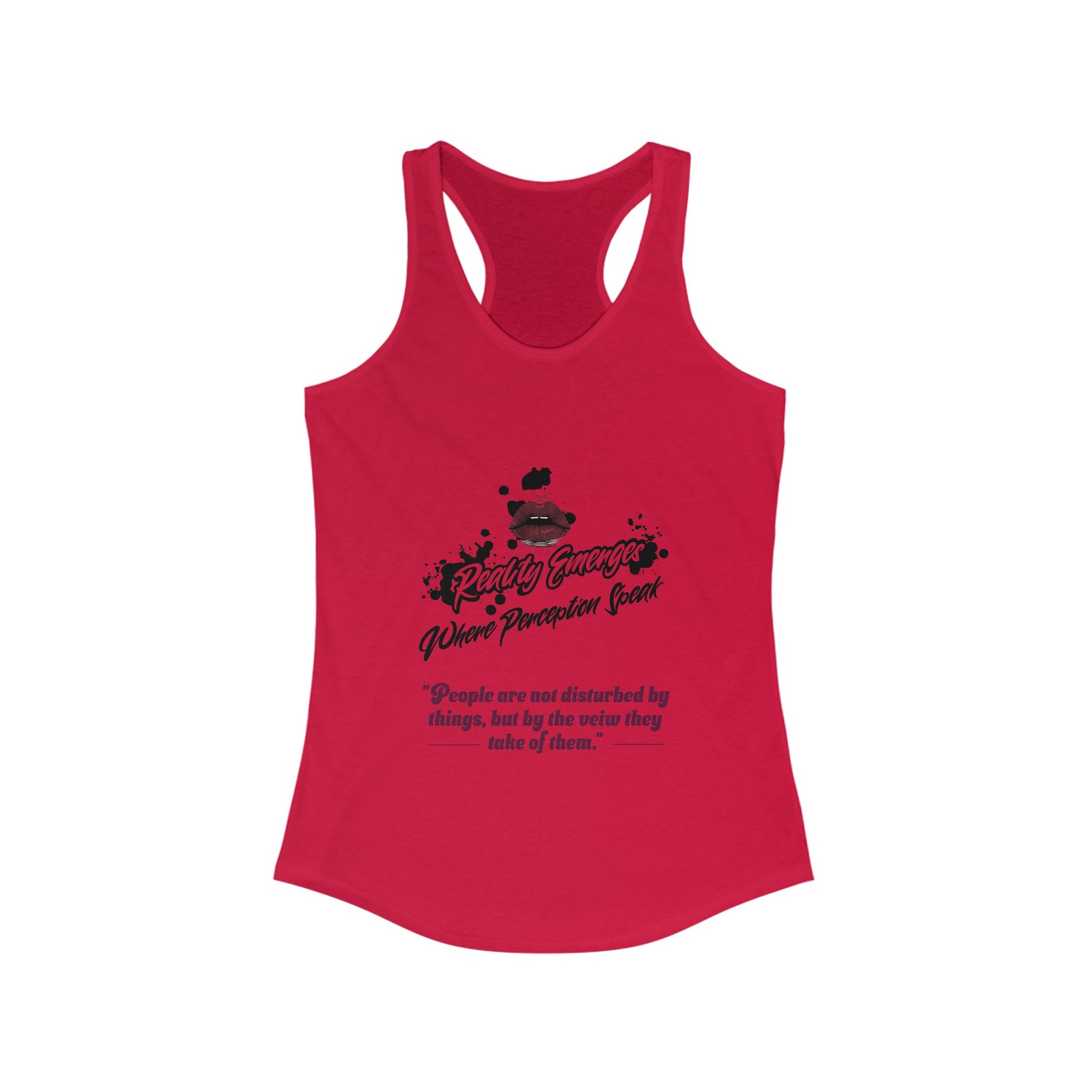 Racerback Tank, Inspirational Workout Top, Motivational Fitness Apparel, Gift for Her, Stand Out in Style