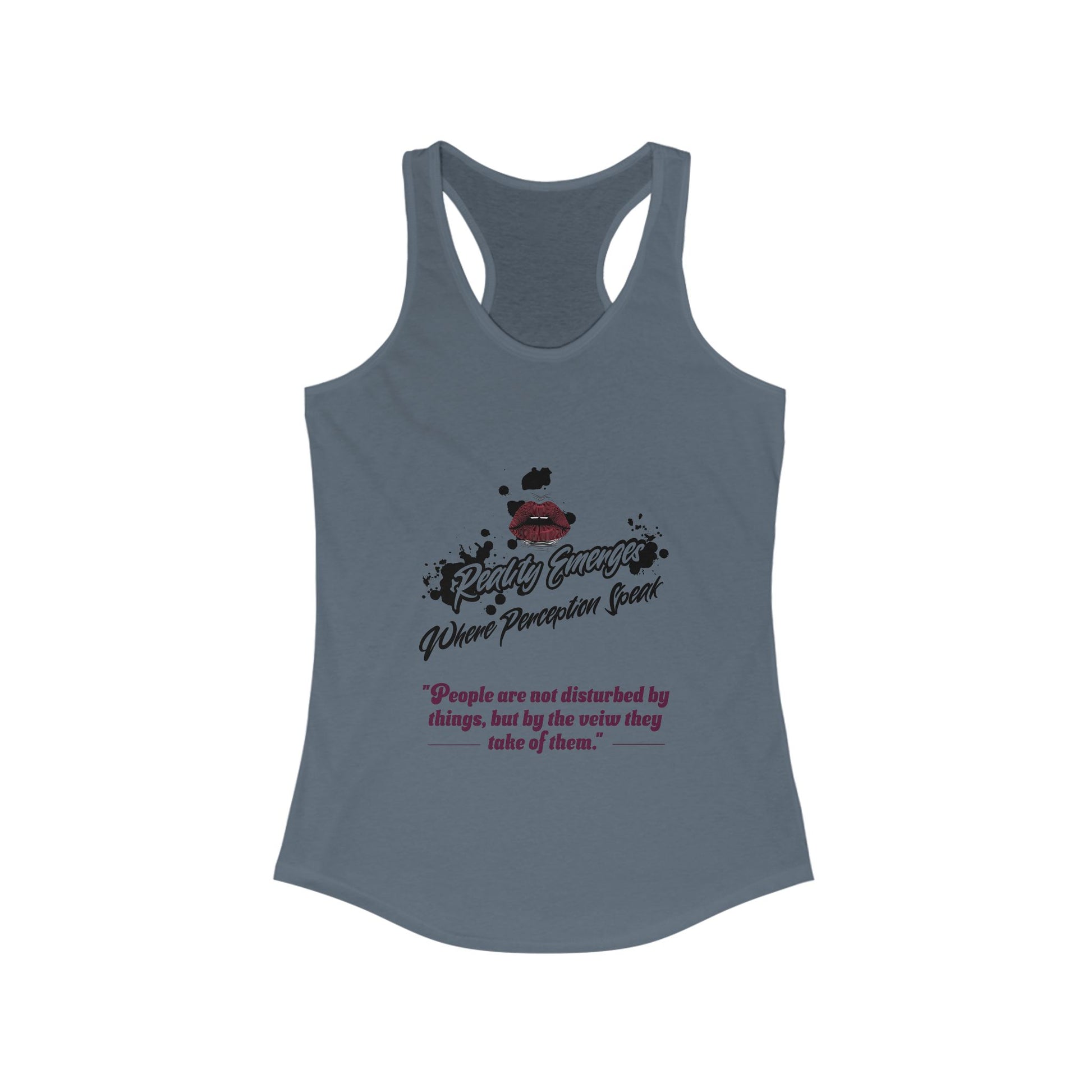 Racerback Tank, Inspirational Workout Top, Motivational Fitness Apparel, Gift for Her, Stand Out in Style