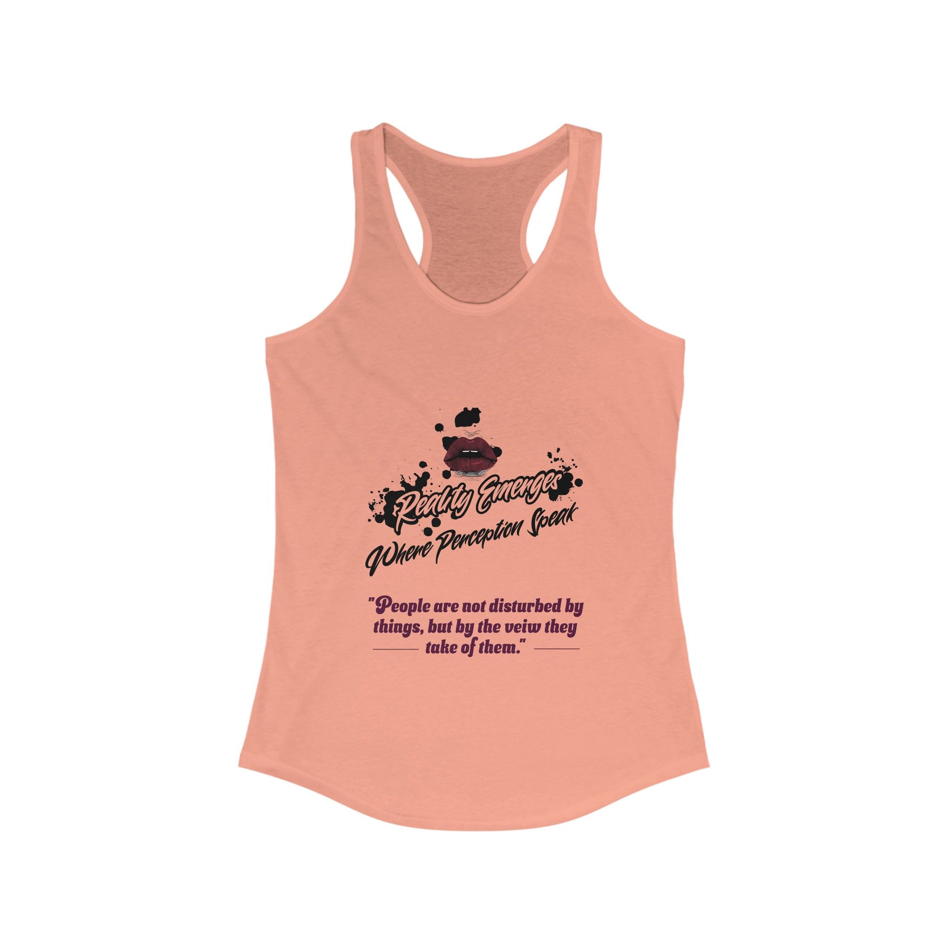 Racerback Tank, Inspirational Workout Top, Motivational Fitness Apparel, Gift for Her, Stand Out in Style