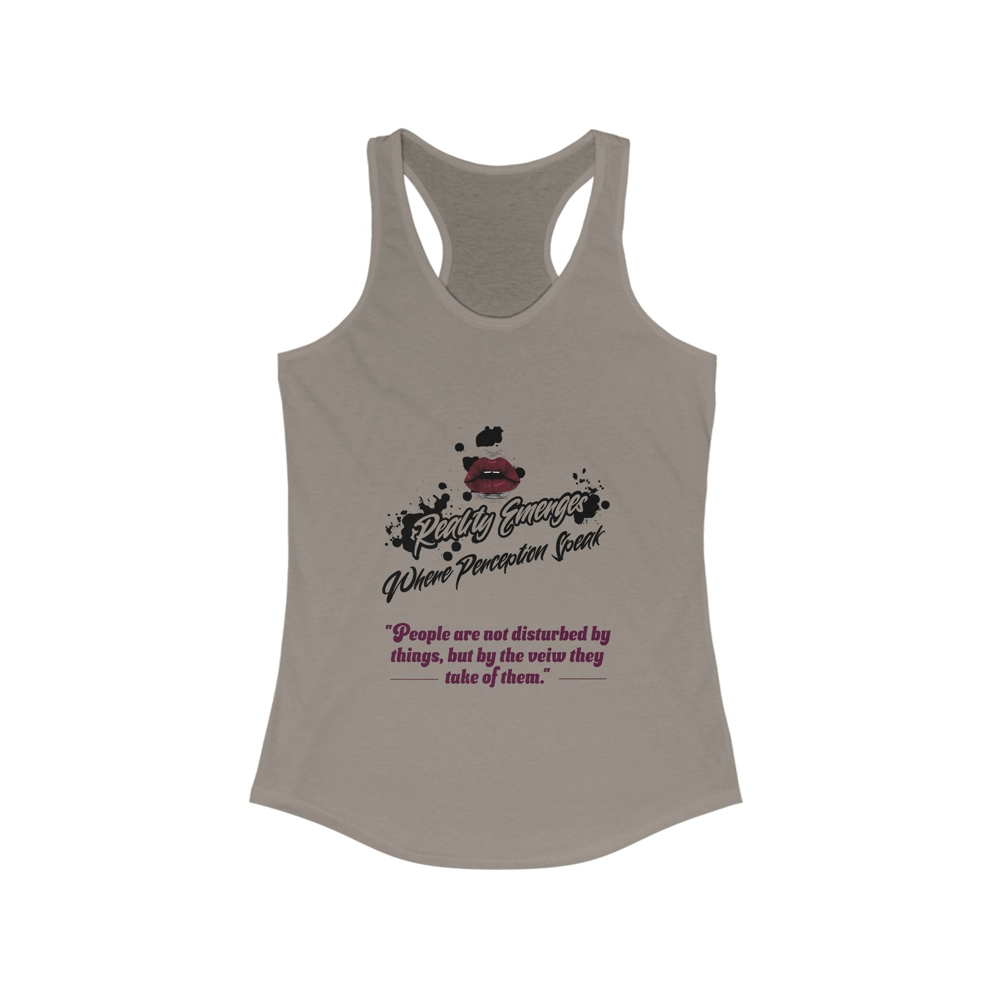 Racerback Tank, Inspirational Workout Top, Motivational Fitness Apparel, Gift for Her, Stand Out in Style
