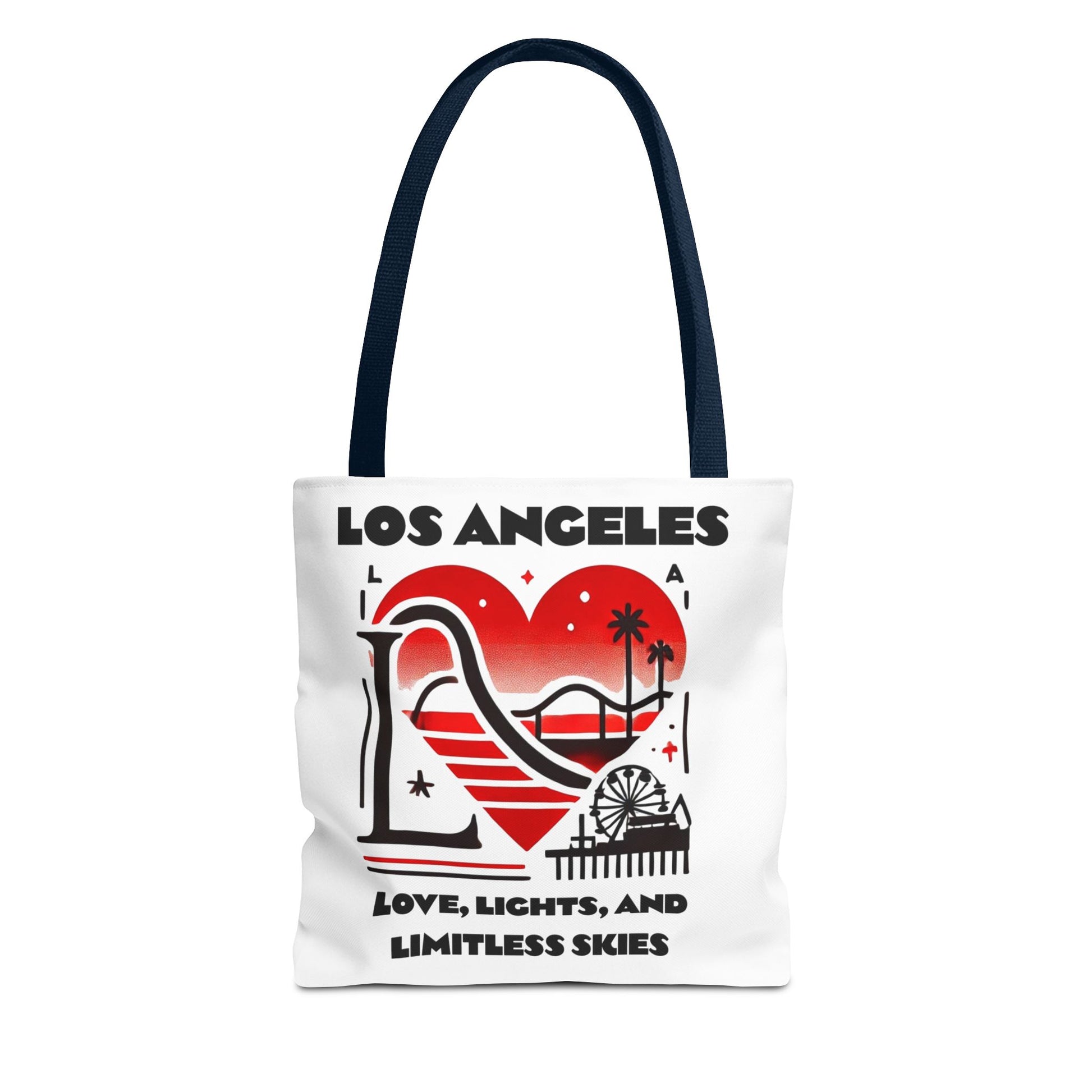 Los Angeles Love Tote Bag | AOP Beach Bag, Shopping Tote, Travel Bag, Eco-Friendly Gift, California Souvenir
