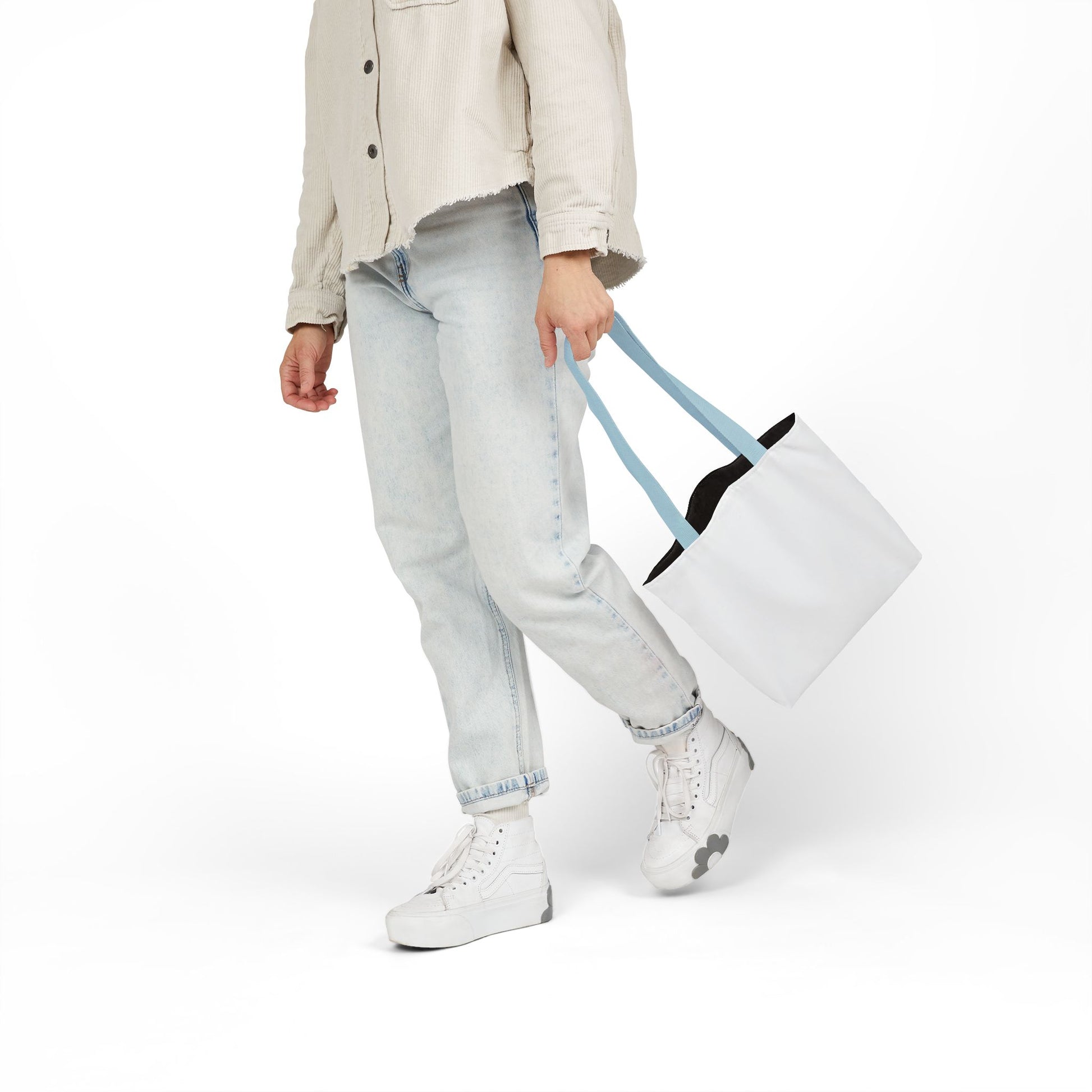 Love Canvas Tote Bag with 5-Color Straps - Perfect for Everyday Use, Gifts, Shopping, Eco-Friendly, Valentine's Day