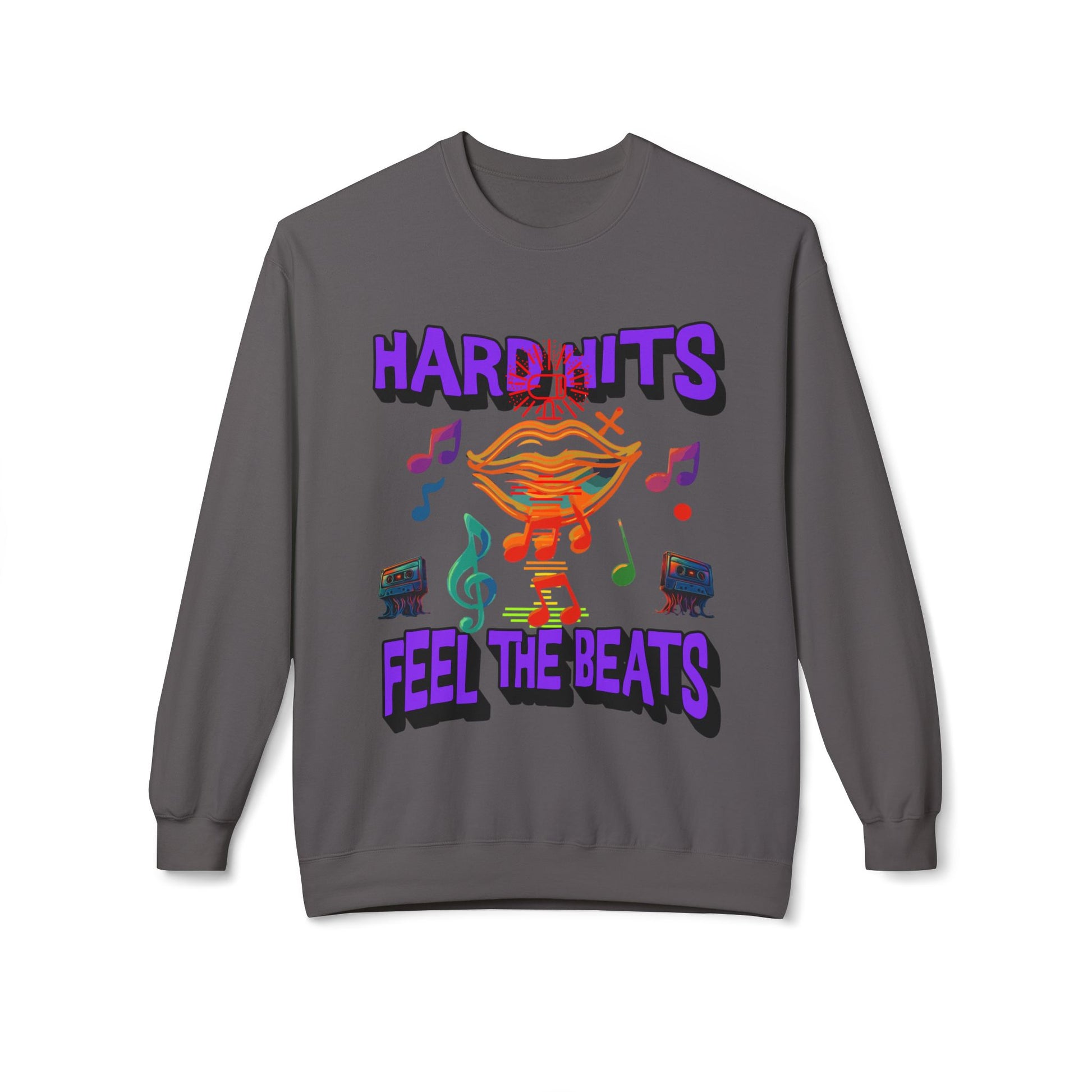 Vibrant Music Sweatshirt - Unisex Midweight Crewneck, Perfect for Music Lovers, Concerts, and Casual Outings, Gift for Musicians, [...]