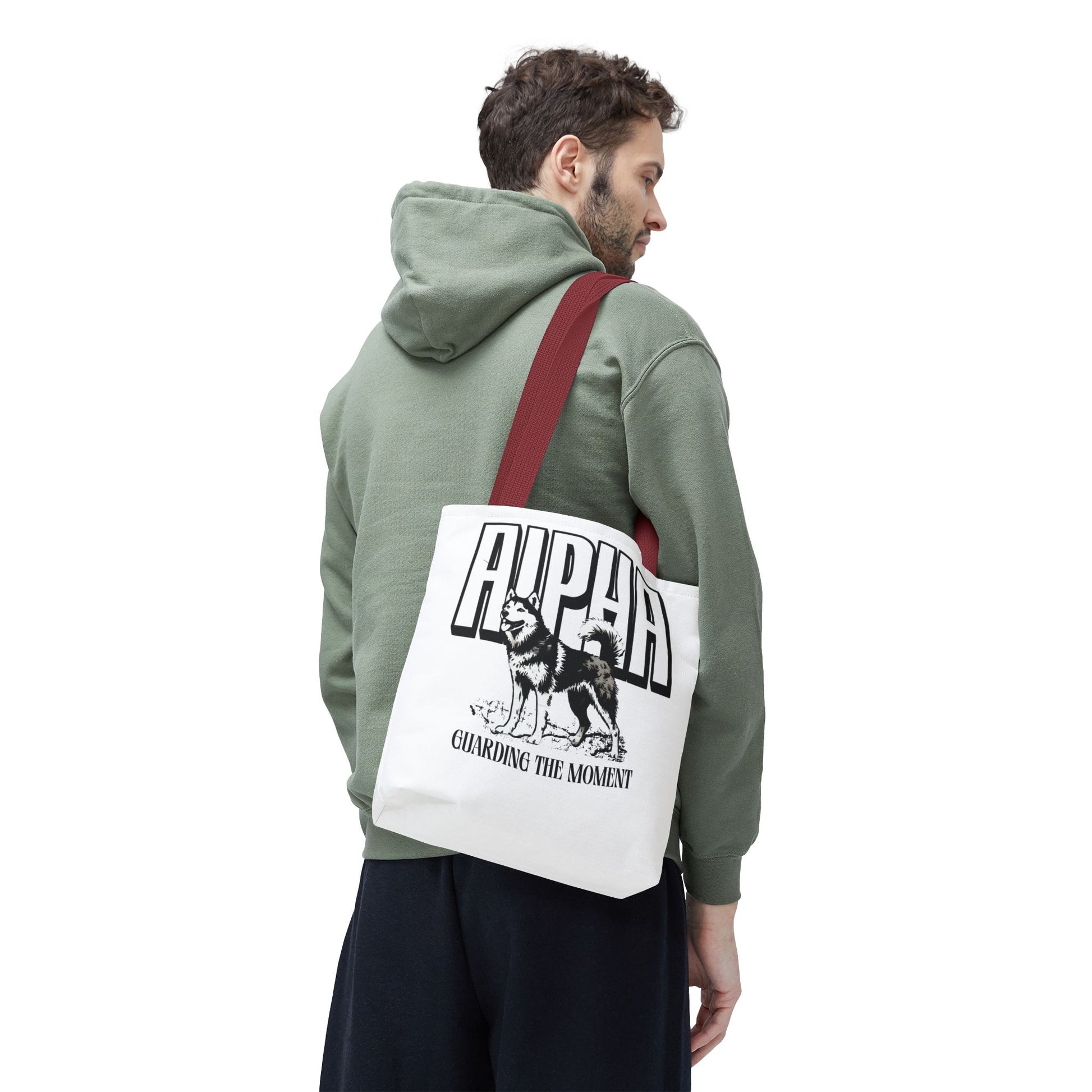 Alpha Dog Tote Bag - Unique Carryall for Dog Lovers, Gift for Pet Owners, Stylish Reusable Bag, Daily Use, Eco-Friendly Shopping