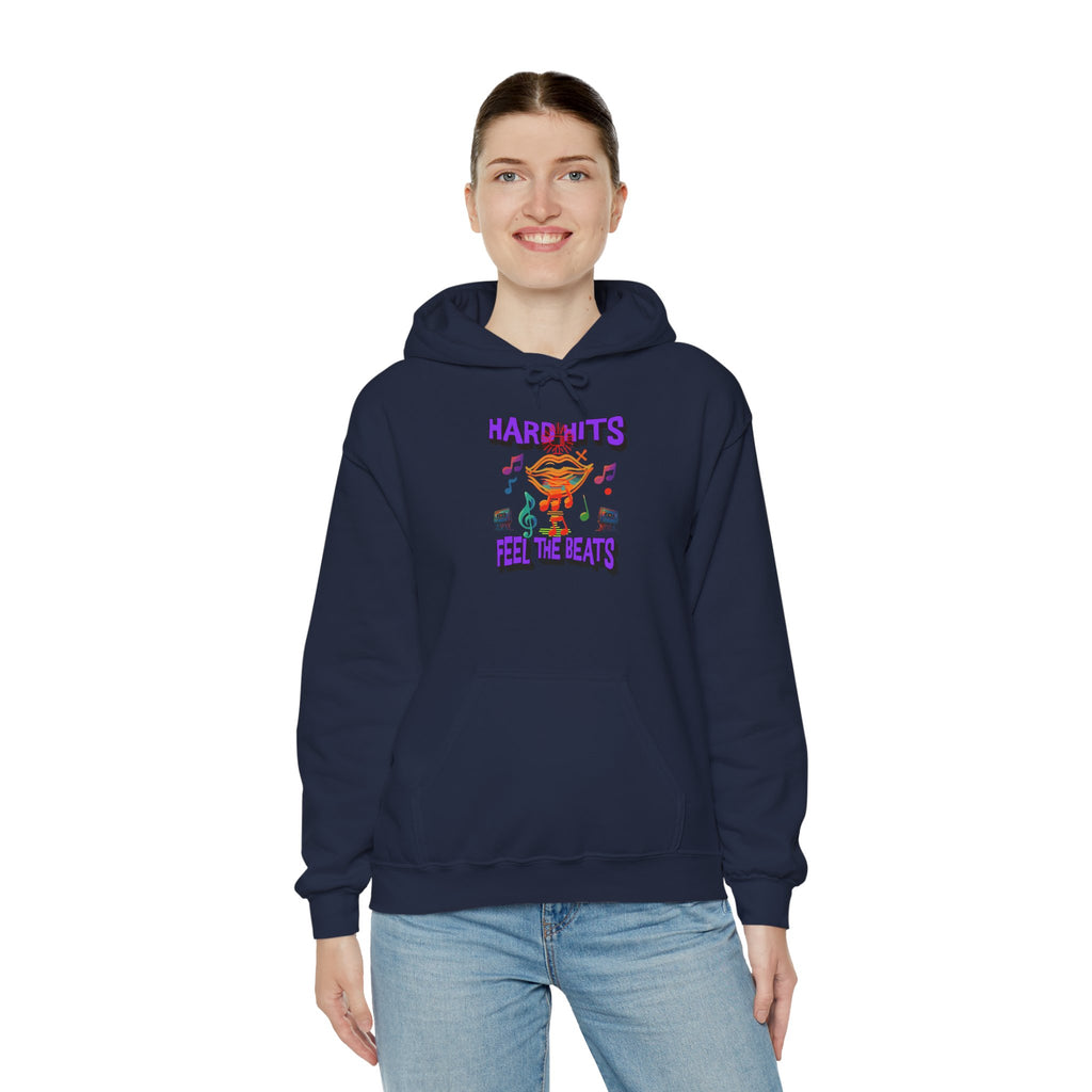 Music Vibes Hooded Sweatshirt - Feel the Beats, Unisex Hoodie, Comfortable Sweatshirt, Perfect Gift for Music Lovers, Casual Wear