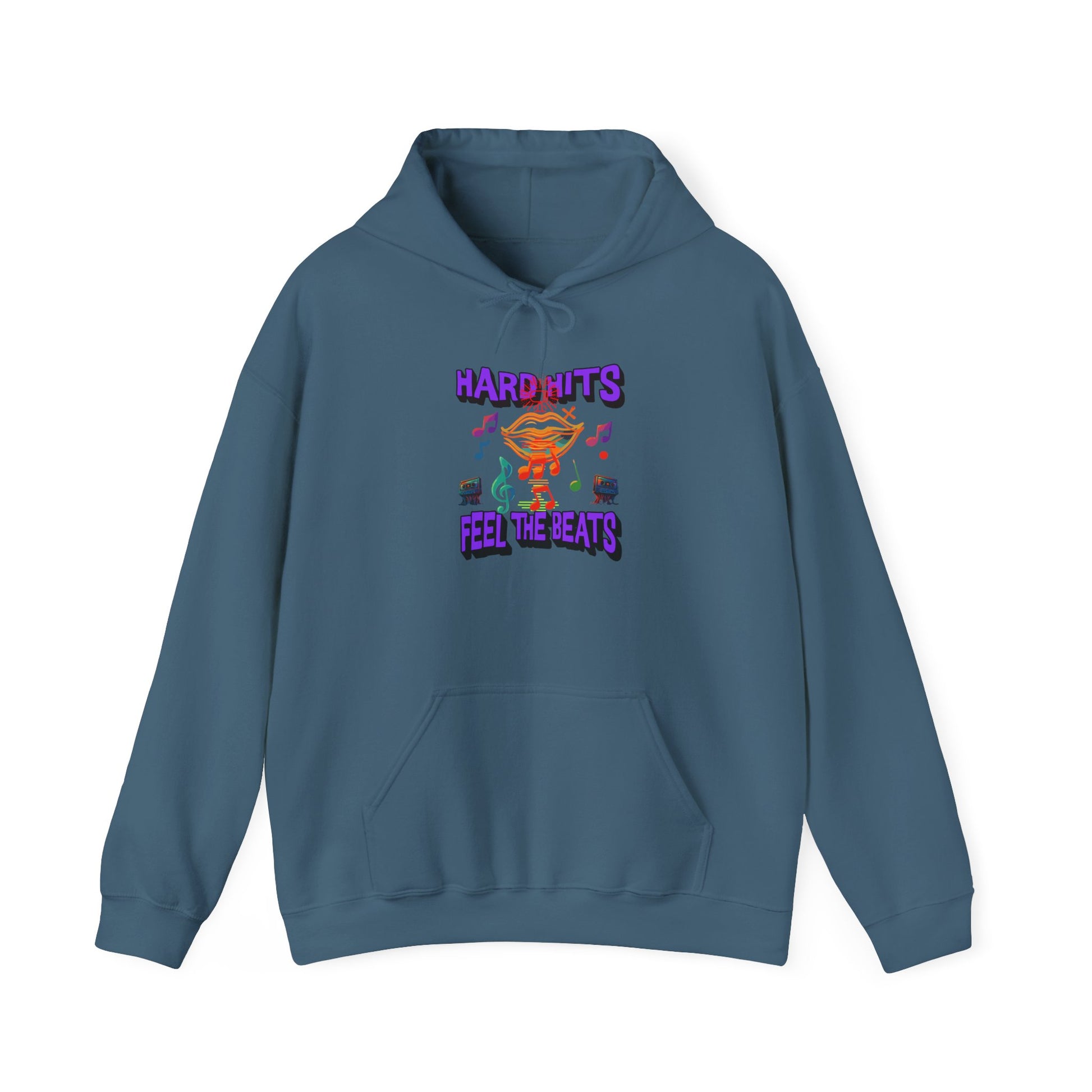 Music Vibes Hooded Sweatshirt - Feel the Beats, Unisex Hoodie, Comfortable Sweatshirt, Perfect Gift for Music Lovers, Casual Wear