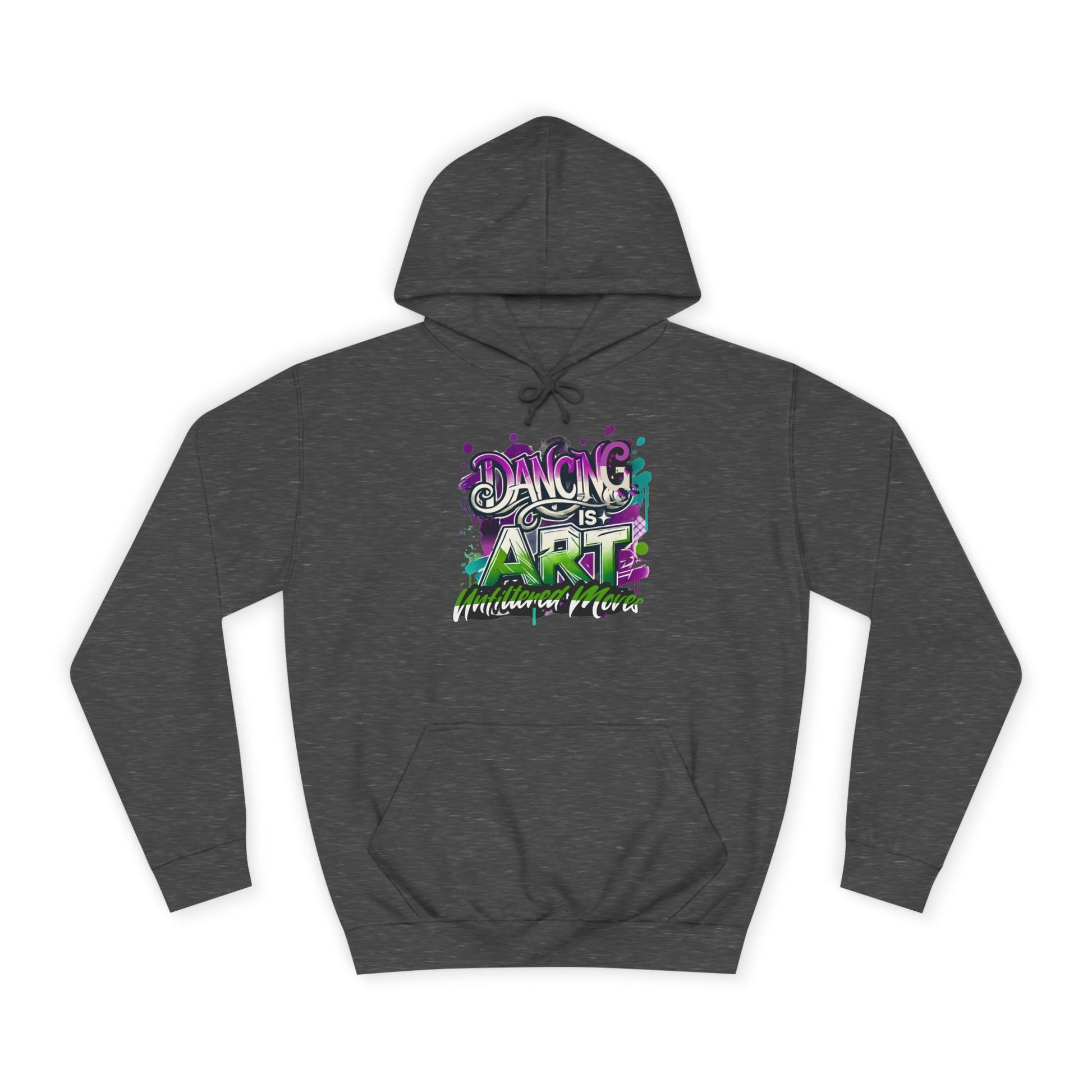 Breakdance Hoodie with Graffiti Typography - Unfiltered Moves