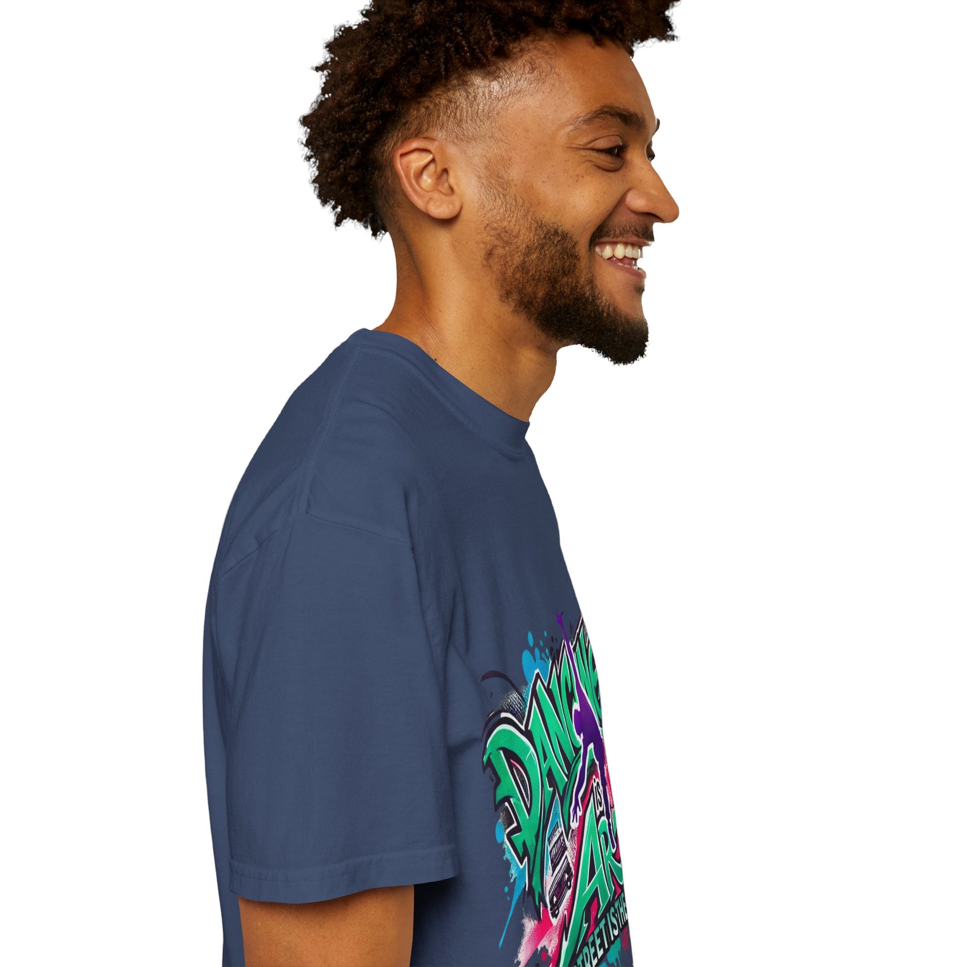 Artistic Dance T-Shirt, Urban Dance Tee, Street Art Apparel, Gift for Dancers, Graffiti Shirt, Colorful Expression Tee
