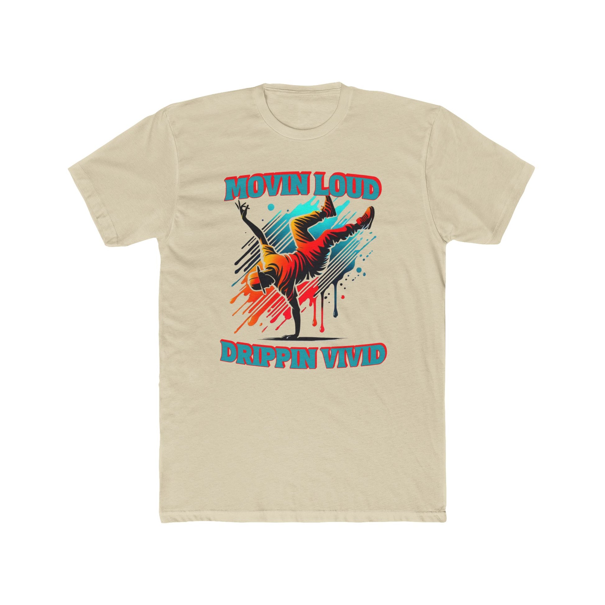 Movin Loud. Drippin Vivid. Urban Flow Graphic - Breakdancer Tee