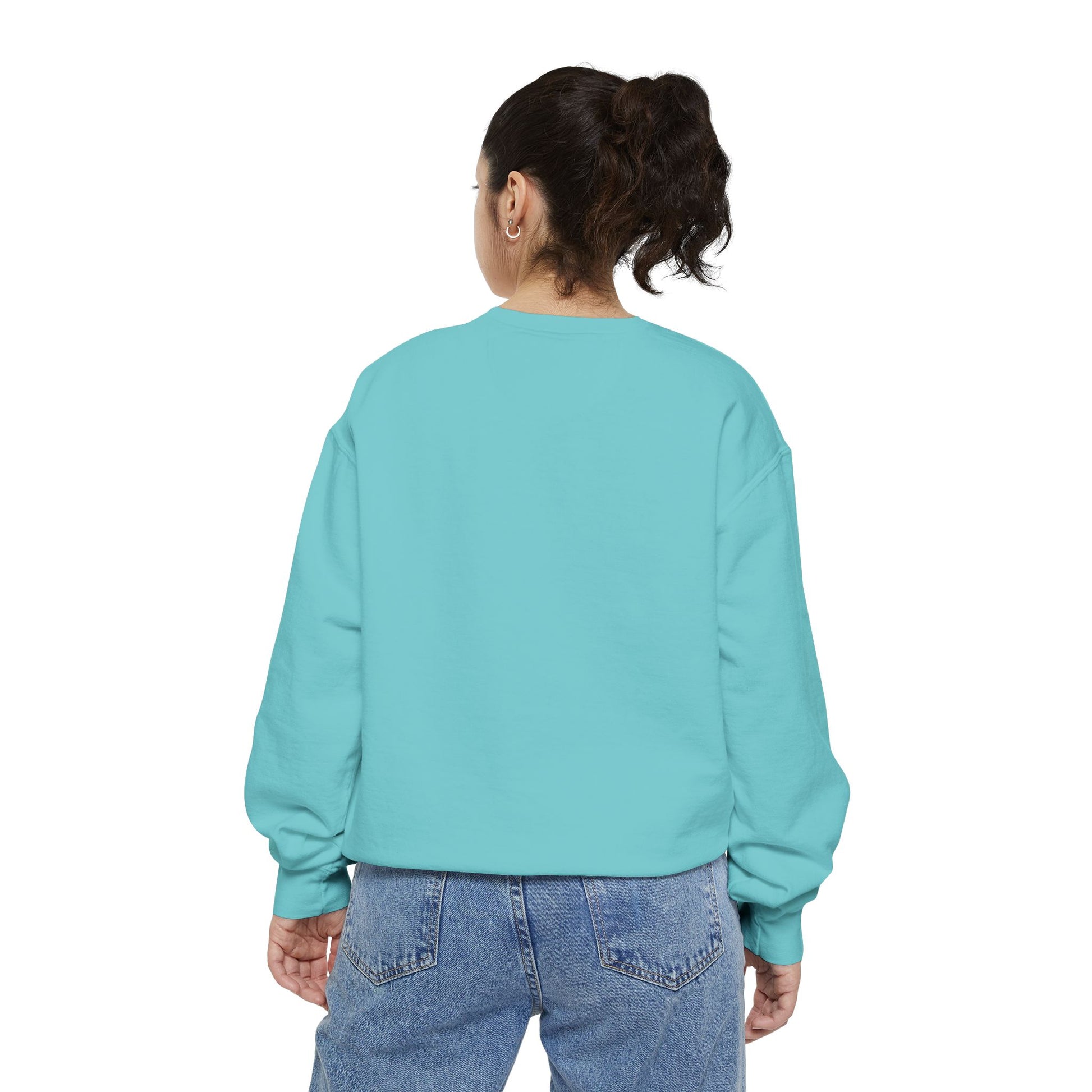 Garment-Dyed Sweatshirt - 'Blind to Reality' Statement Sweatshirt, Cozy Casual Wear, Motivational Gift, Unisex Apparel, [...]