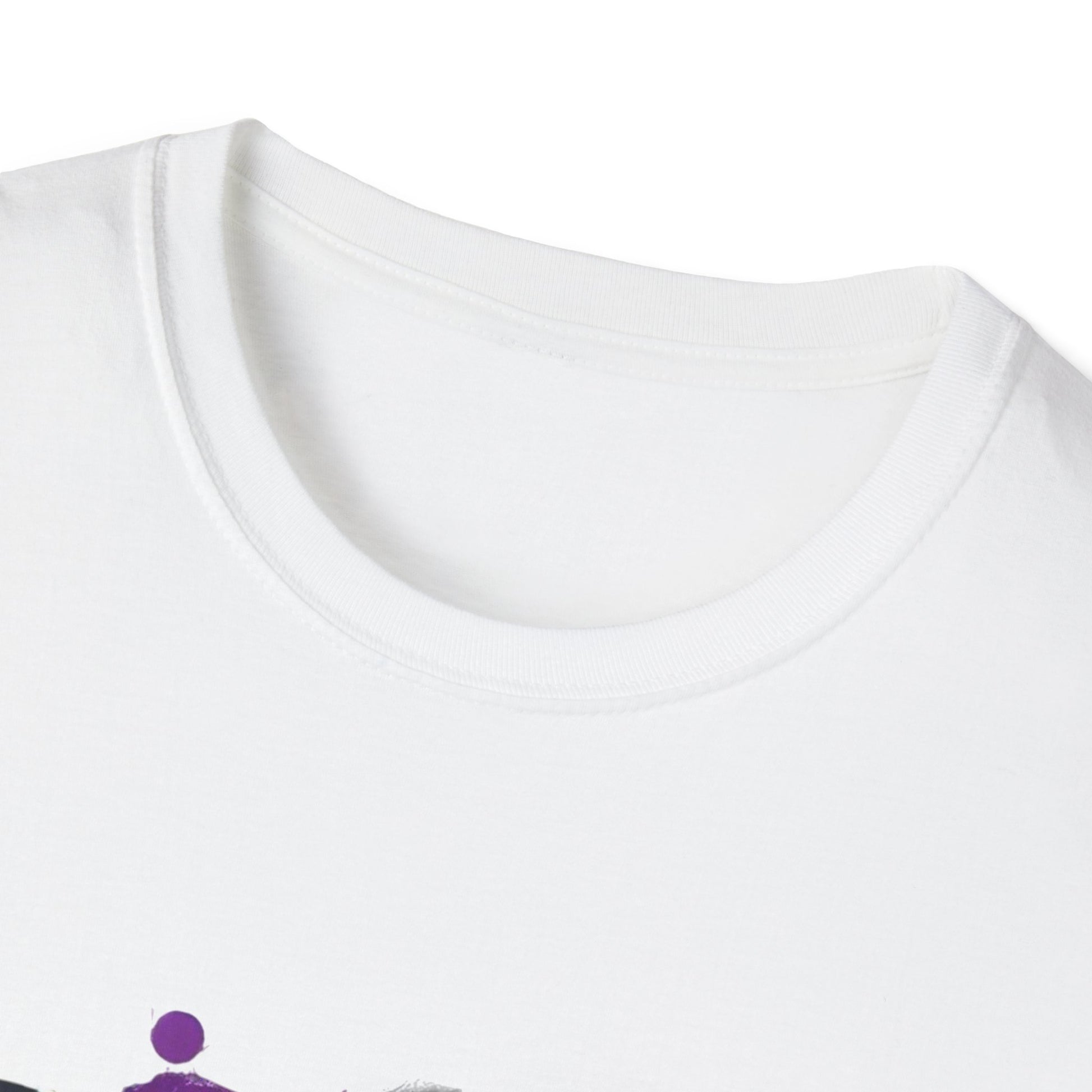 Dance Tee Unisex Softstyle T-Shirt: Dancing is Art & Unfiltered Moves Design