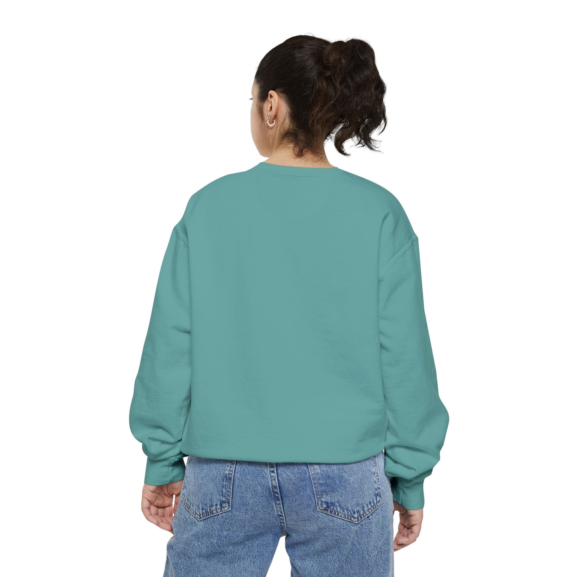 Garment-Dyed Sweatshirt - 'Blind to Reality' Statement Sweatshirt, Cozy Casual Wear, Motivational Gift, Unisex Apparel, [...]