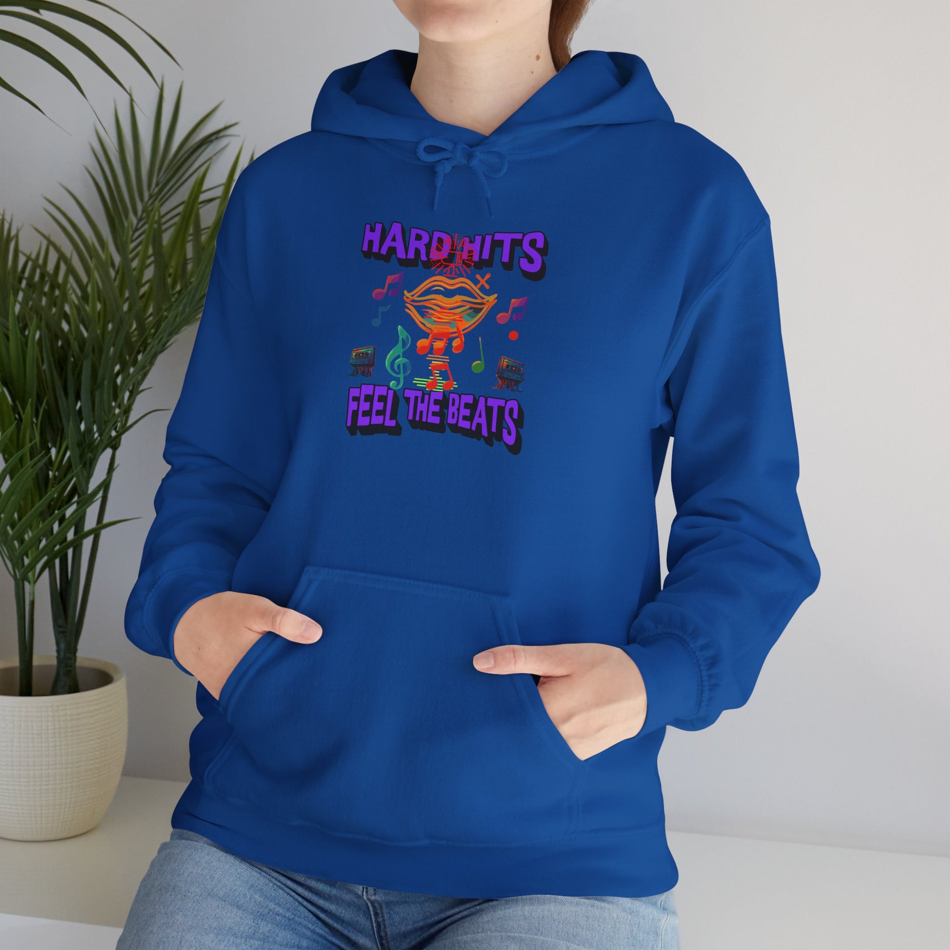 Music Vibes Hooded Sweatshirt - Feel the Beats, Unisex Hoodie, Comfortable Sweatshirt, Perfect Gift for Music Lovers, Casual Wear