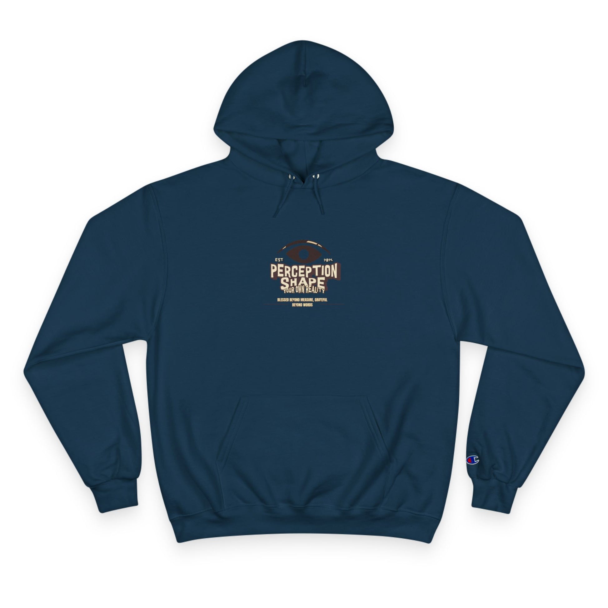 Champion Hoodie with 'Perception Share' Design - Cozy Hoodie for Casual Wear, Gift Ideas, Streetwear, Unique Fashion, Perfect for [...]