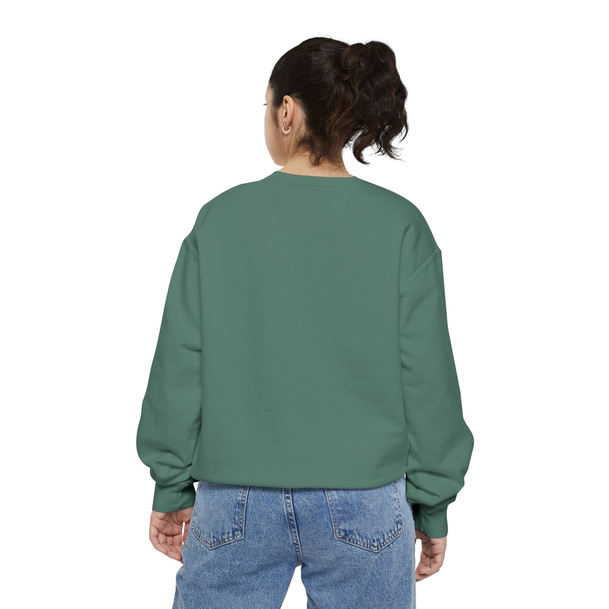 Garment-Dyed Sweatshirt - 'Blind to Reality' Statement Sweatshirt, Cozy Casual Wear, Motivational Gift, Unisex Apparel, [...]