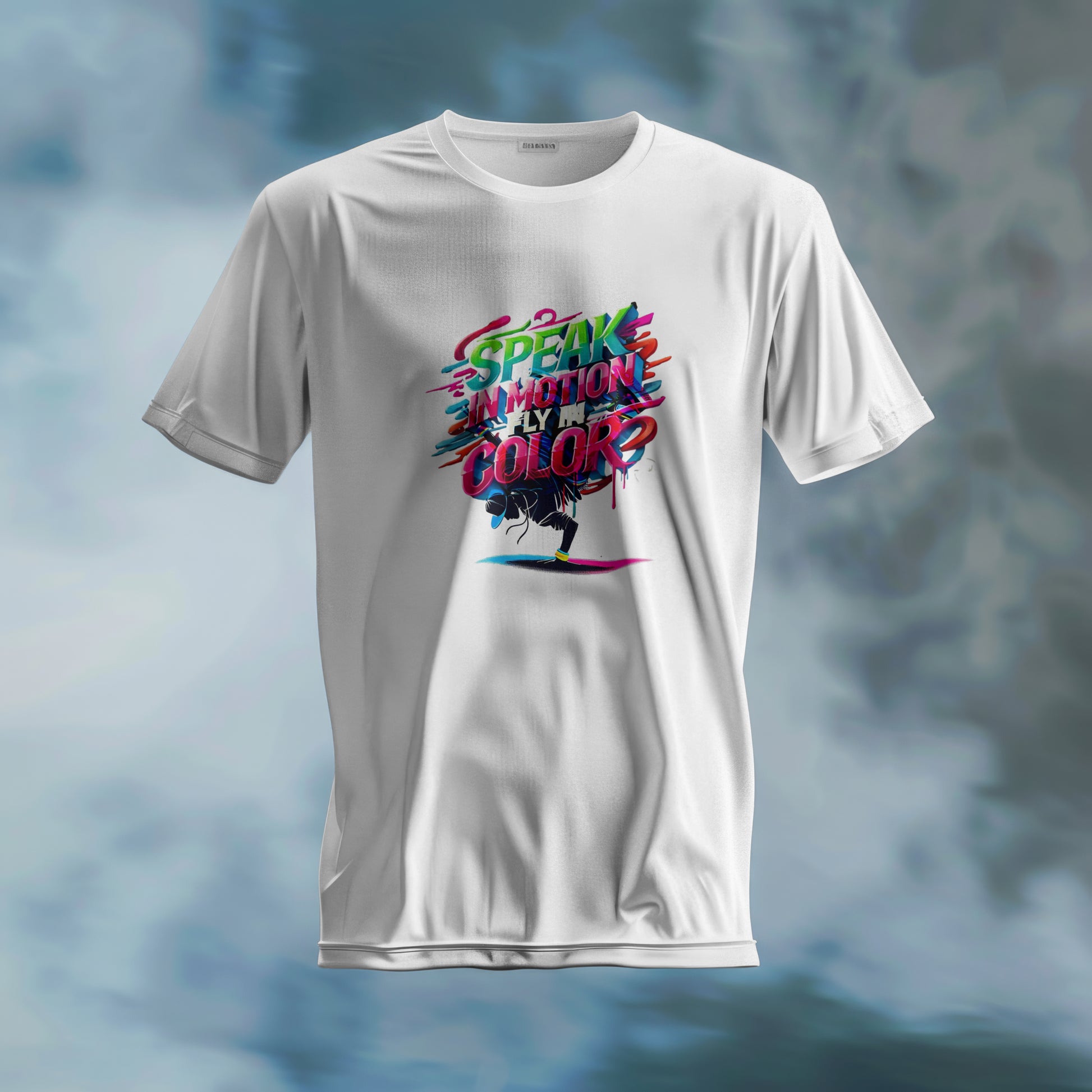 Canvas Crew Graffiti T-Shirt - Urban Art Wear, Vibrant Design with Energetic Style
