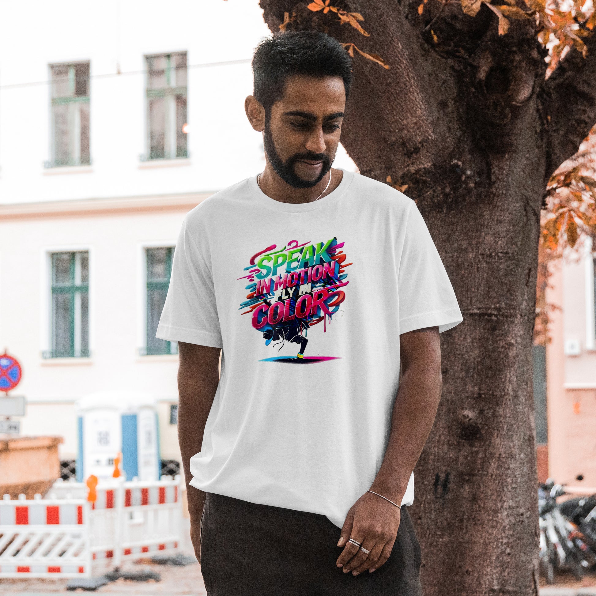 Canvas Crew Graffiti T-Shirt - Urban Art Wear, Vibrant Design with Energetic Style